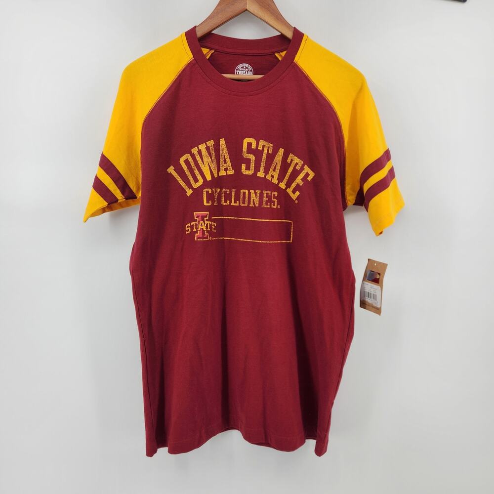 Iowa State Cyclones Men's Medium T-Shirt Crew Neck Short Sleeve New With Tags